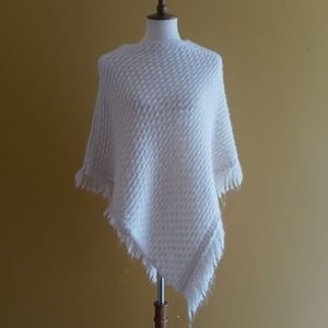 Sold Cocogio wool blend pancho OS